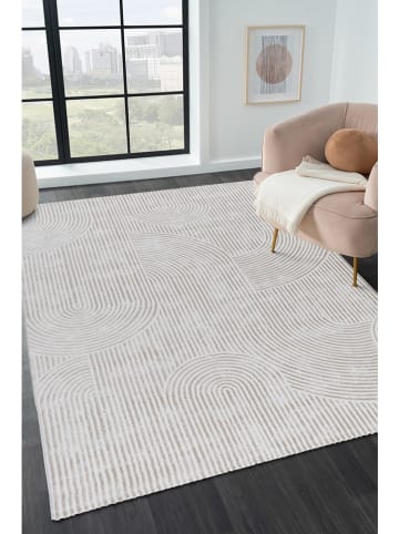 ABERTO DESIGN Dywan w kolorze kremowym