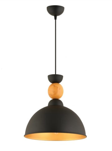 ABERTO DESIGN Hängeleuchte in Schwarz - (H)25 x Ø 30 cm