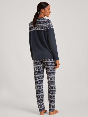 Calida Pyjama donkerblauw