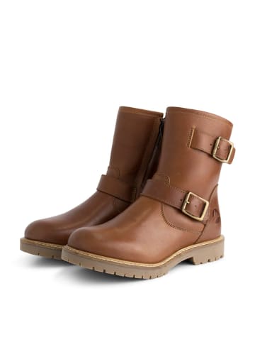 TRAVELIN' Leder-Boots "Skellerup" in Braun