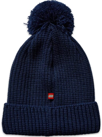 LEGO Muts met pompon "Aris 702" donkerblauw