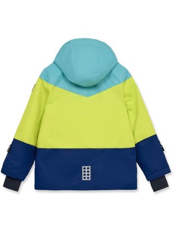 LEGO Ski-/snowboardjas "Jested 708" turquoise/lichtgroen/blauw