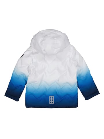 LEGO Steppjacke in Weiß/ Blau
