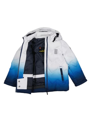LEGO Steppjacke in Weiß/ Blau