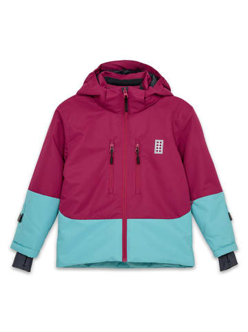 LEGO Ski-/ Snowboardjacke "Jad 806" in Pink/ Hellblau