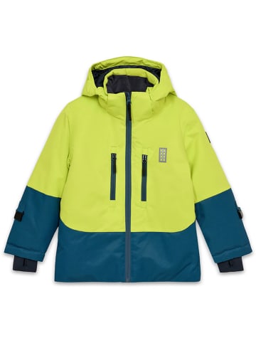 LEGO Ski-/ Snowboardjacke "Jad 806" in Hellgrün/ Blau