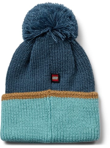 LEGO Muts met pompon "Aris 801" blauw