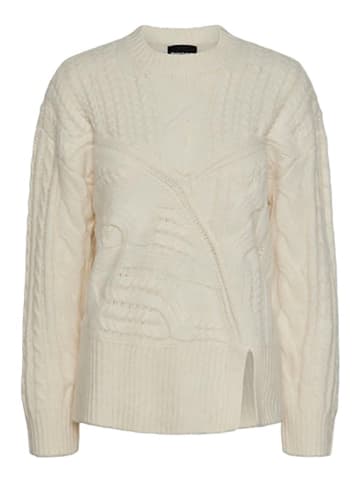 Pieces Pullover in Creme