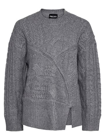 Pieces Pullover in Grau