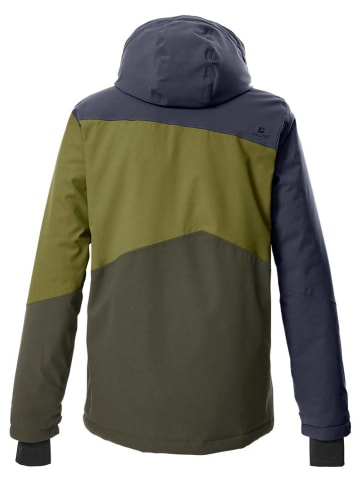 Killtec Ski-/ Snowboardjacke in Khaki/ Blau