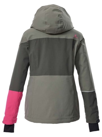 Killtec Ski-/ Snowboardjacke in Grau/ Pink