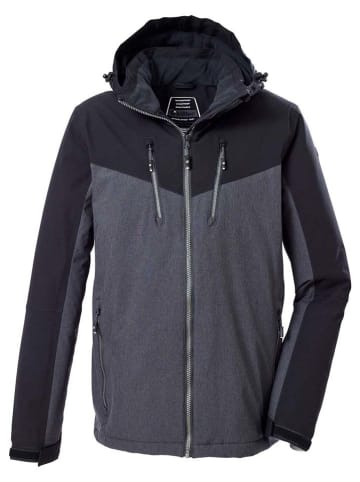 Killtec Ski-/ Snowboardjacke in Schwarz/ Grau