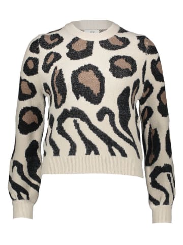 JDY Pullover in Creme/ Braun