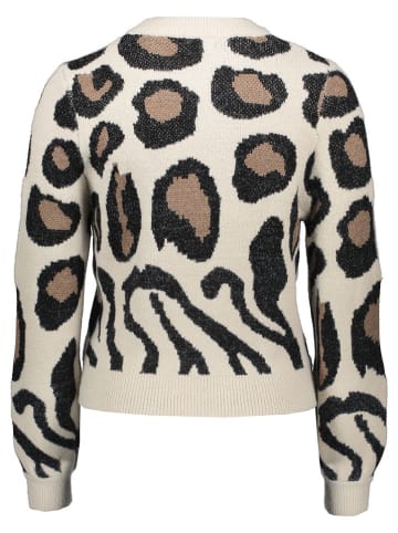 JDY Pullover in Creme/ Braun