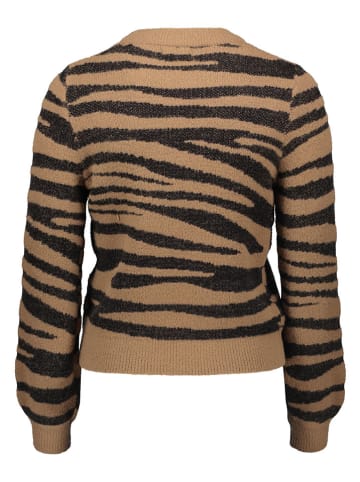 JDY Pullover in Braun/ Schwarz