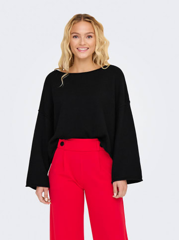 JDY Sweter "Rue" w kolorze czarnym