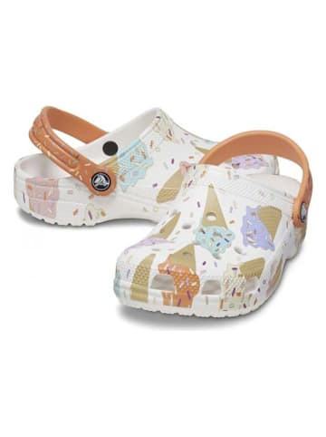 Crocs Crocs "Off Court" in Weiß/ Bunt