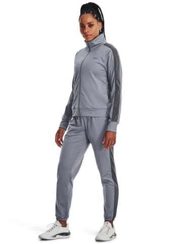 Under Armour 2tlg. Trainingsanzug "Tricot" in Grau