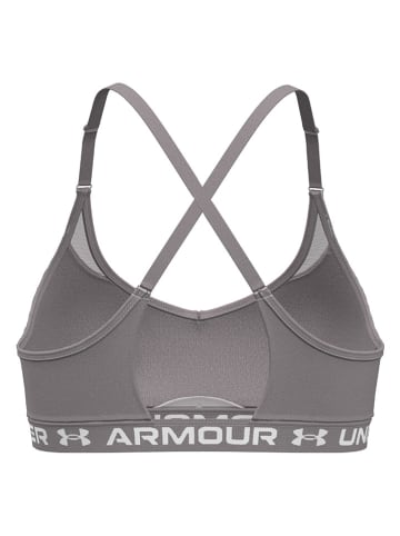 Under Armour Sport-BH "Crossback" in Grau - Low