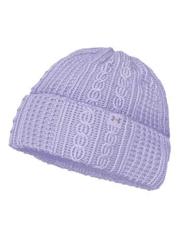 Under Armour Beanie "Halftime Cable" paars