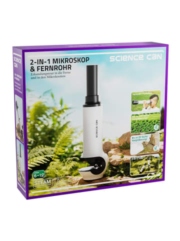 TOPBRIGHT 2-in-1 Mikroskop & Fernglas - ab 6 Jahren