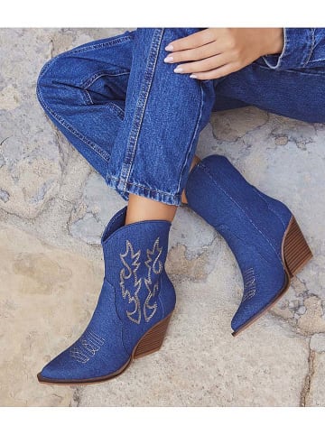 Bellucci Westernstiefel in Blau