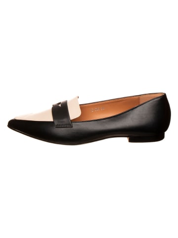 Bellucci Mokassins in Schwarz/ Beige
