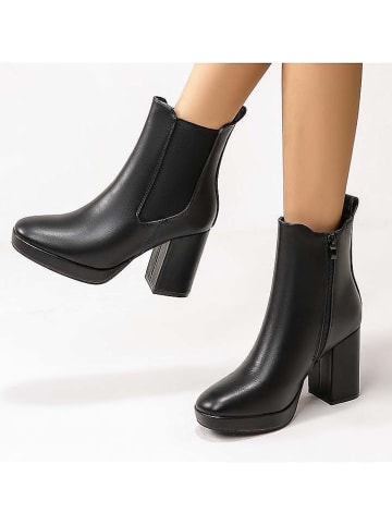 C'M Stiefeletten in Schwarz