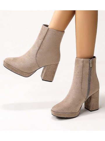 C'M Stiefeletten in Beige