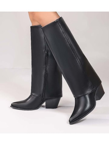 C'M Stiefel in Schwarz