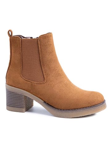 C'M Stiefeletten in Hellbraun
