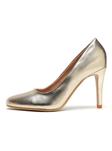 C'M Pumps in Gold