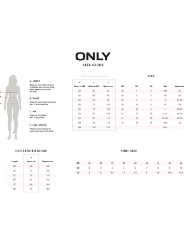 ONLY Spijkerbroek - regular fit - grijs