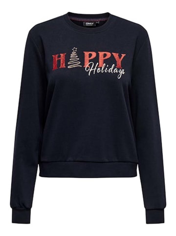 ONLY Sweatshirt in Dunkelblau