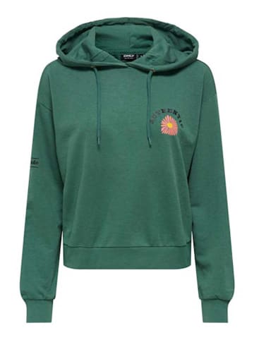 ONLY Hoodie in Grün
