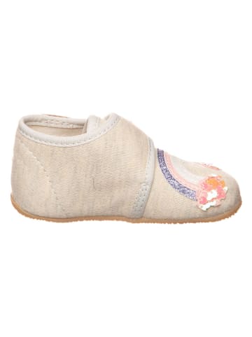 Living Kitzbühel Pantoffels "Einhornzauber" beige