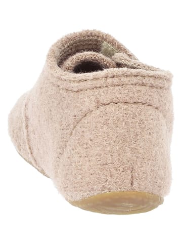 Living Kitzbühel Wollen pantoffels "Sterren" beige