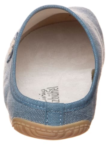 Living Kitzbühel Pantoffels "Gipfelkreuz " blauw