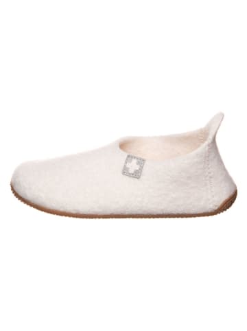 Living Kitzbühel Wollen pantoffels crème