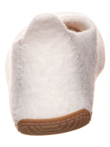 Living Kitzbühel Wollen pantoffels crème