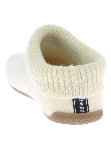 Living Kitzbühel Wollen pantoffels crème