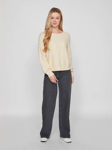 Vila Pullover in Creme