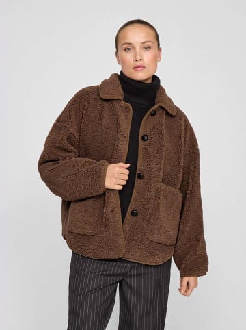Vila Kurtka pluszowa "Melusa" w kolorze brązowym