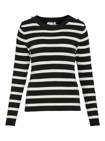 Vila Pullover in Schwarz/ Creme