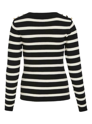 Vila Pullover in Schwarz/ Creme