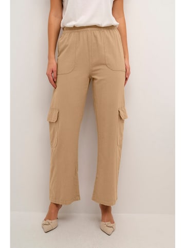 Kaffe Cargohose in Beige