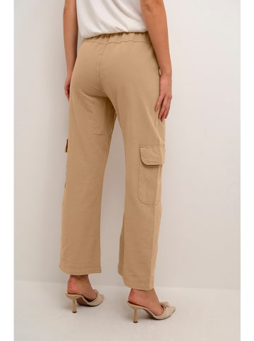 Kaffe Cargohose in Beige