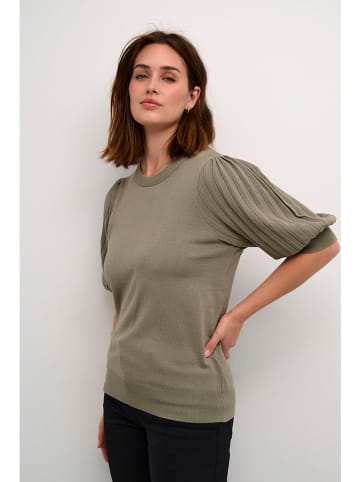 Kaffe Sweter w kolorze khaki