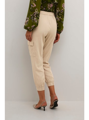 Kaffe Cargohose in Beige