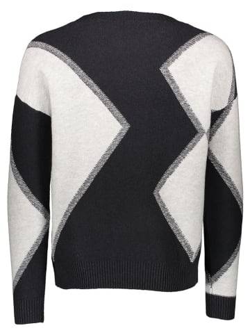Cecil Pullover in Schwarz/ Weiß